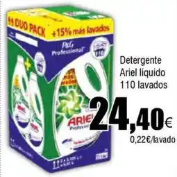 Cash FROIZ ARIEL Detergente líquido 110 lavados oferta