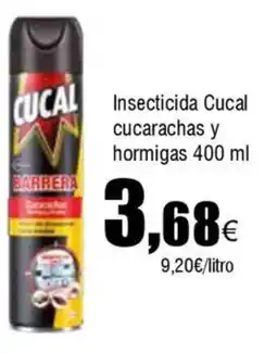 Cash FROIZ CUCAL Insecticida cucarachas y hormigas oferta