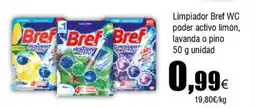 Cash FROIZ BREF WC Limpiador poder activo limón, lavanda o pino oferta