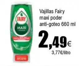 Cash FROIZ FAIRY Vajillas maxi poder anti-goteo oferta