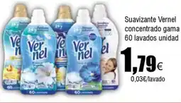Cash FROIZ VERNEL Suavizante concentrado gama 60 lavados oferta