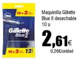 Cash FROIZ GILLETTE Maquinilla Blue II desechable oferta