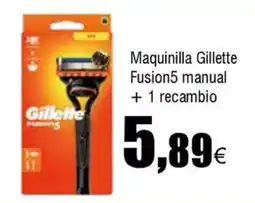 Cash FROIZ GILLETTE Maquinilla Fusion5 manual + 1 recambio oferta