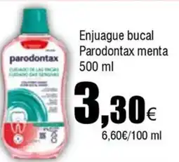Cash FROIZ PARODONTAX Enjuague bucal menta oferta