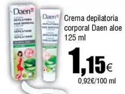 Cash FROIZ DAEN Crema depilatoria corporal aloe oferta