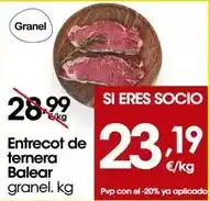 Eroski Entrecot de ternera balear oferta