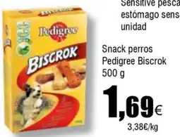 Cash FROIZ PEDIGREE Snack perros Biscrok oferta