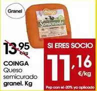 Eroski Coinga - queso semicurado oferta