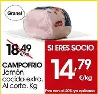 Eroski Campofrío - jamón cocido extra oferta