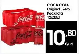 Eroski Coca-cola - original, zero pack lata oferta
