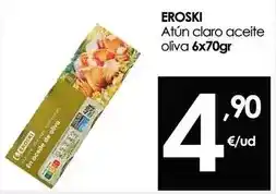 Eroski Eroski - atún claro aceite oliva oferta