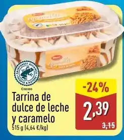 ALDI Mucci - tarrina de dulce de leche y caramelo oferta