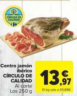 Carrefour Market CÍRCULO DE CALIDAD Centro jamón ibérico oferta