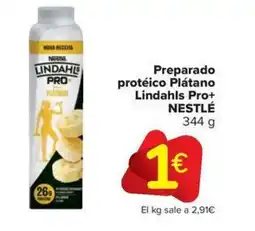 Carrefour Market NESTLÉ Preparado protéico Plátano Lindahls Pro+ oferta