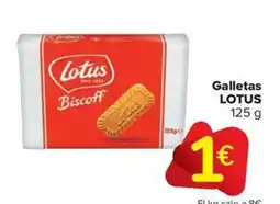 Carrefour Market LOTUS Galletas oferta