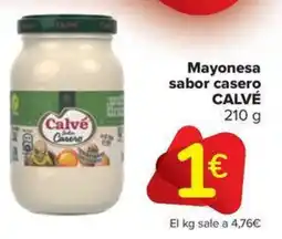 Carrefour Market CALVÉ Mayonesa sabor casero oferta