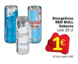 Carrefour Market RED BULL Energéticos Sabores oferta