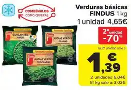 Carrefour Market FINDUS Verduras básicas oferta