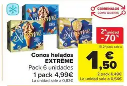 Carrefour Market EXTRÊME Conos helados oferta