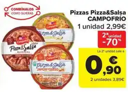 Carrefour Market CAMPOFRÍO Pizzas Pizza&Salsa oferta