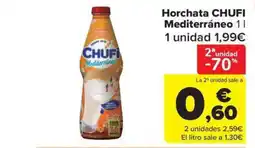 Carrefour Market CHUFI Horchata Mediterráneo oferta