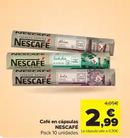 Carrefour Market NESCAFÉ Café en cápsulas oferta
