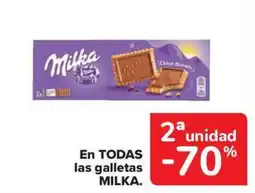Carrefour Market MILKA En todas las galletas oferta