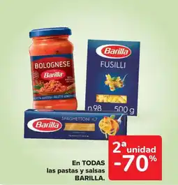 Carrefour Market BARILLA En todas las pastas y salsas oferta