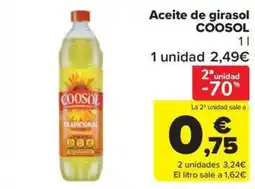 Carrefour Market COOSOL Aceite de girasol oferta