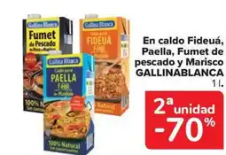Carrefour Market GALLINA BLANCA En caldo Fideuá, Paella, Fumet de pescado y Marisco oferta