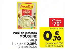 Carrefour Market MOUSLINE Puré de patatas oferta