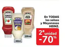 Carrefour Market HEINZ En todas las salsas y mayonesas oferta