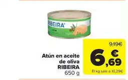 Carrefour Market RIBEIRA Atún en aceite de oliva oferta