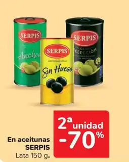Carrefour Market SERPIS En aceitunas oferta