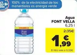 Carrefour Market FONT VELLA Agua oferta