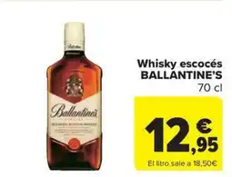Carrefour Market BALLANTINE'S Whisky escocés oferta