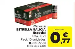 Carrefour Market ESTRELLA GALICIA Cerveza Especial oferta
