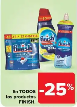 Carrefour Market FINISH En todos los productos oferta