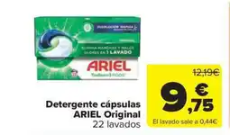 Carrefour Market ARIEL Detergente cápsulas Original oferta