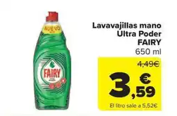 Carrefour Market FAIRY Lavavajillas mano Ultra Poder oferta