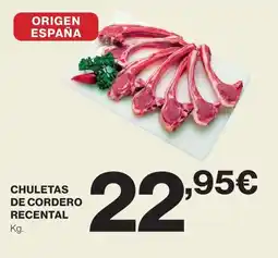 Hipercor Chuletas de cordero recental oferta