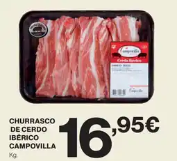 Hipercor Churrasco de cerdo ibérico campovilla oferta