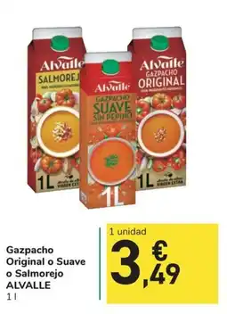 Carrefour Express ALVALLE Gazpacho Original o Suave o Salmorejo oferta