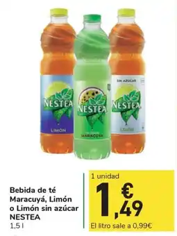 Carrefour Express NESTEA Bebida de té o Limón sin azúcar oferta