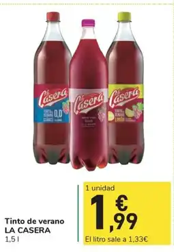 Carrefour Express LA CASERA Tinto de verano oferta