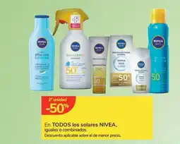 Carrefour Express NIVEA En todos los solares oferta
