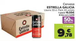 Carrefour ESTRELLA GALICIA Cervesa oferta