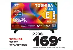 Carrefour TOSHIBA TV 32" 32QV2F63DG oferta