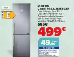 Carrefour SAMSUNG Combi RB33J3515S9/EF oferta