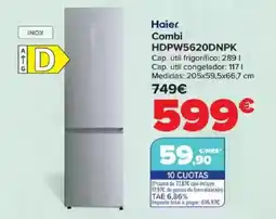Carrefour HAIER Combi HDPW5620DNPK oferta